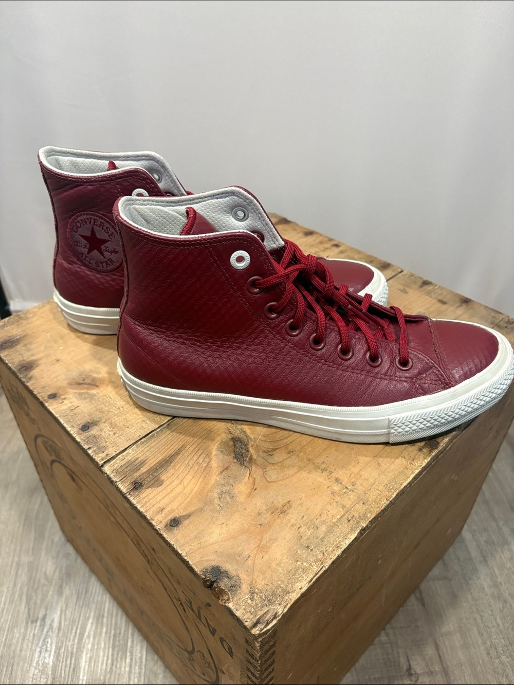Converse Chuck Taylor All Star II High Top Mesh Backed Leather Unisex Sneakers